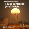 Jellyfish Mood Lamp LED Jellyfish Night Light Portable Jellyfish Lamp Jellyfish Decorations Smart Table Lamp For Bedside Desk - Image 3